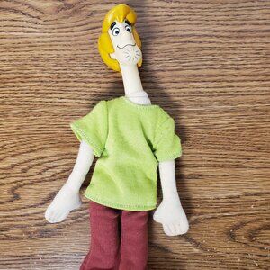 Vintage Plush Figure 9" Shaggy from Scooby Doo 2000 Cartoon Network